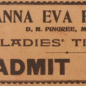 Anna Eva Fay Ticket