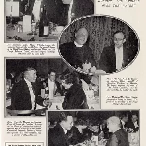 Annual dinner of the Royal Stuart Society at the Grosvenor House Hotel. Date: 1932