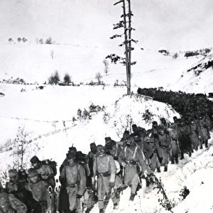 Austrian troops at Sandzak, Serbia, WW1