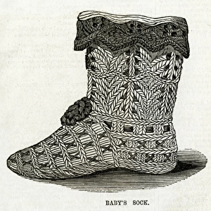Babies sock 1864