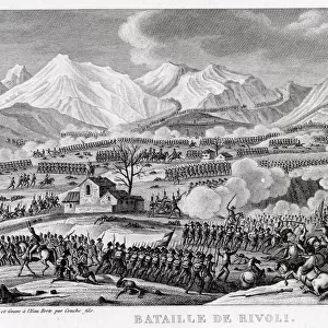 At the battle of RIVOLI, the French under Napoleon defeat the Austrians under Alvintzy