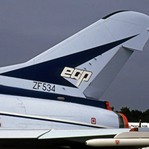 British Aerospace EAP ZF534 tail Farnborough 1986