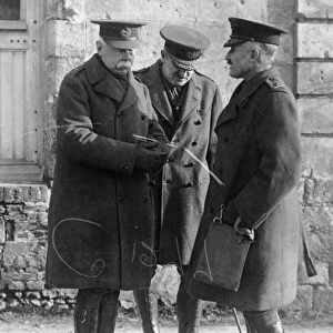 Three British Army commanders, Western Front, WW1