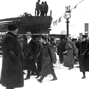 British detachment landing at Reval (Tallinn), WW1