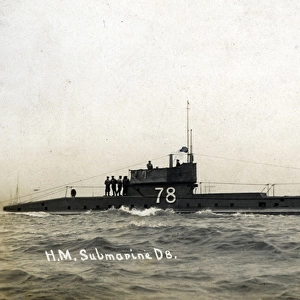 British submarine HMS D8, WW1