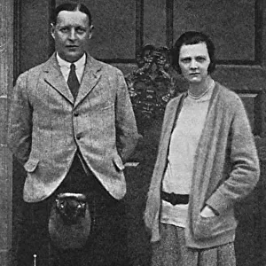 Captain Sir Alexander Gordon-Cumming and his wife, 1930
