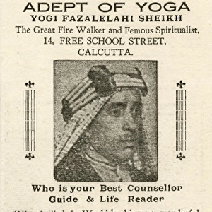 Card of Yogi Fazalelahi Sheikh