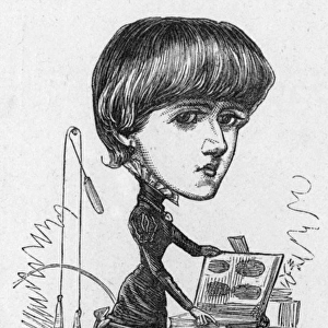 Caricature of the actress Miss Connie Gilchrist
