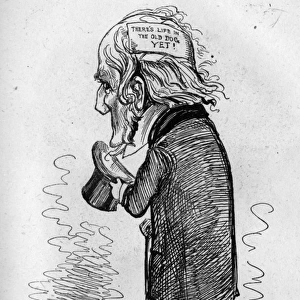Caricature of W E Gladstone, Liberal Prime Minister
