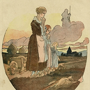 Cartoon, The Angelus, WW1