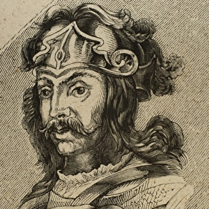 Chintila (639-640). Visigothic King