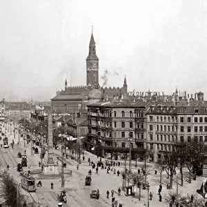 Copenhagen, Denmark, circa 1890. Date: circa 1890