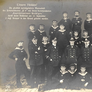 The crew of the U boat U9