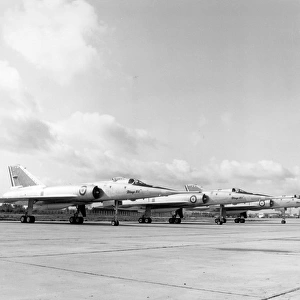 Three Dassault Mirage IVAs at Bordeaux Merignac airfield