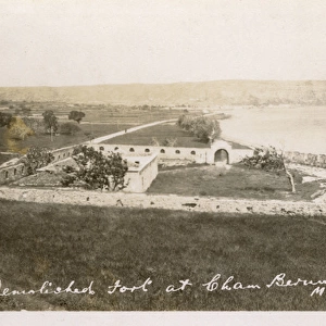 Demolished fort at Cham Berum, Maydos, Dardanelles