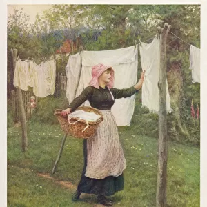 Drying Clothes / Allingham