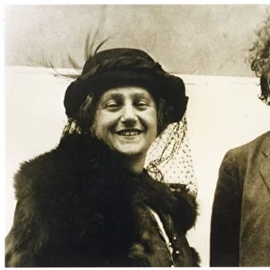 Einstein and Wife 1922