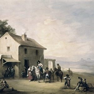 ELBO, Jos頨1804-1844). A Country Inn. 1843