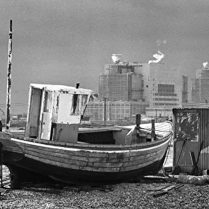 Fishing boat and Dungeness Power Station