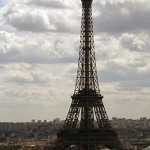 France. Paris. Eiffel Tower (1887-1889) by Gustave Eiffel (1