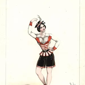 French ballet dancer Mlle. Zina Richard in