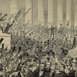French history. Proclamation of the Second Republic. Decembe