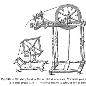 French spinning wheels
