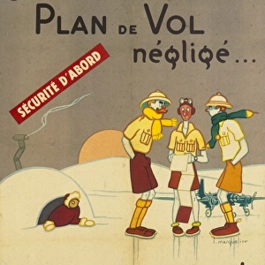 French travel & transport poster