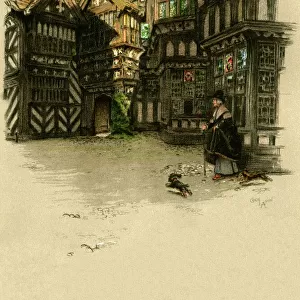 Frontispiece design by Cecil Aldin, Old Manor Houses