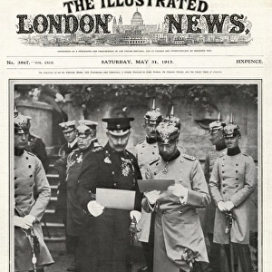 George V as a German officer