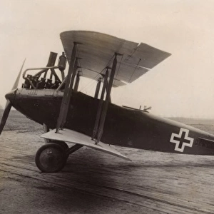 German DFW CV biplane, WW1