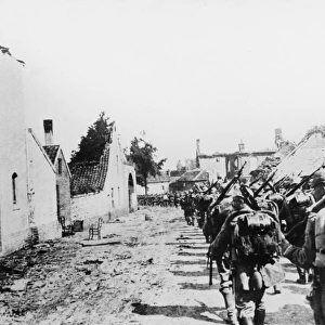 German entry into Belgium WWI