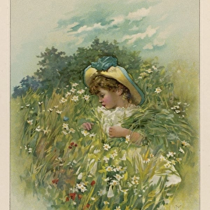 Girl in a Meadow 1889