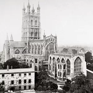 Gloucester Cathedral, Gloucestershire, c. 1870 s