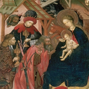 Gothic art. Joan Antigo. 15th century. Altarpiece of the Vir