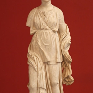 Greek Art. Greece. Artemis statue carved in Parian marble
