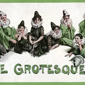 The Grotesques, pierrot troupe Date: circa 1914