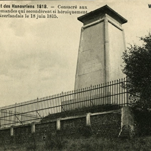 Hanoverian Monument to Kings German Legion - Waterloo