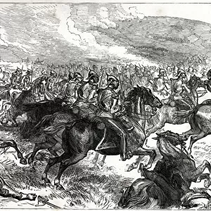 The Heavy Cavalry Charge at Balaclava, 25 October 1854, Crimean War Date: 1854