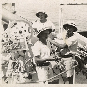 HMS Enterprise, anti-aircraft crew, Dar-es-Salaam