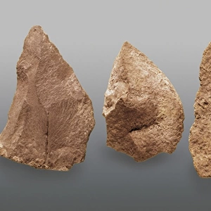 Hoes. Mesolithic art. SPAIN. Barcelona. Archaeology