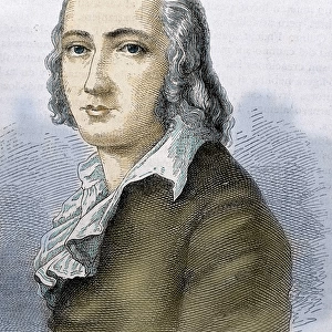 Holderlin, Friedrich (1770-1843). German lyric poet