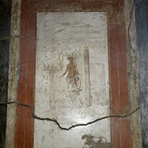 House of Lucio Ceio Secondo. Pompeian painting that decorate