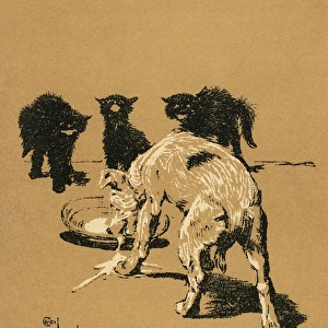 Illustration by Cecil Aldin, A Dog Day