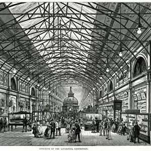 Interior of the Liverpool Exhibition 1886