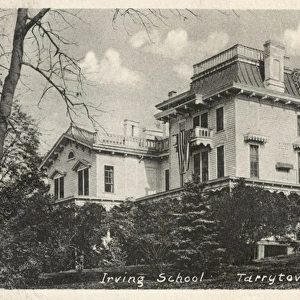 Irving School, Tarrytown, Westchester County, NY State, USA