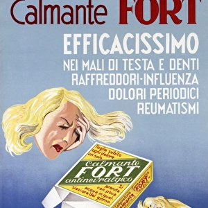 Italian advertisement for Calming Fort