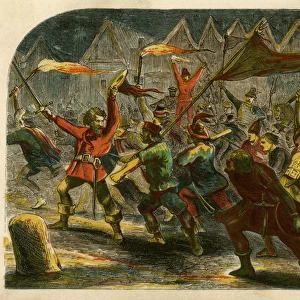 Jack Cade attacking London by night