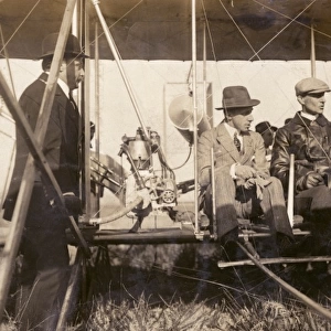 King Alfonso XIII and Wilbur Wright at Pau