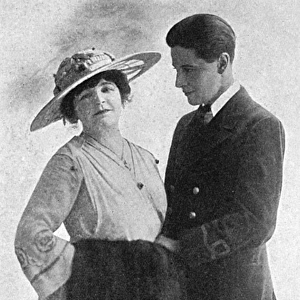 Madame Novello Davies & her son, Ivor Novello